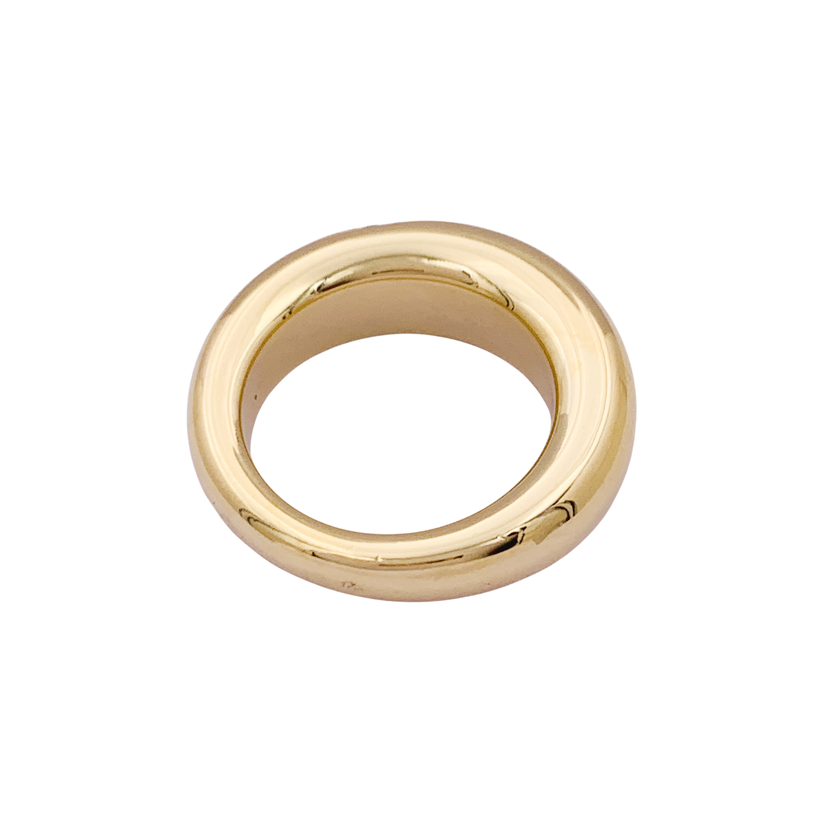 Bague Chaumet "Anneau" or jaune, diamants. 3
