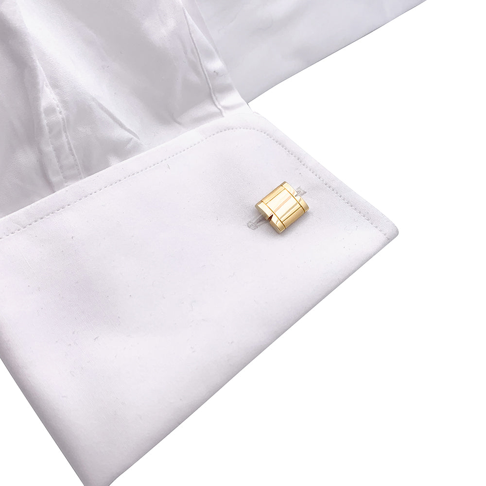 Boutons de manchette Cartier "Tank française", or jaune. 5