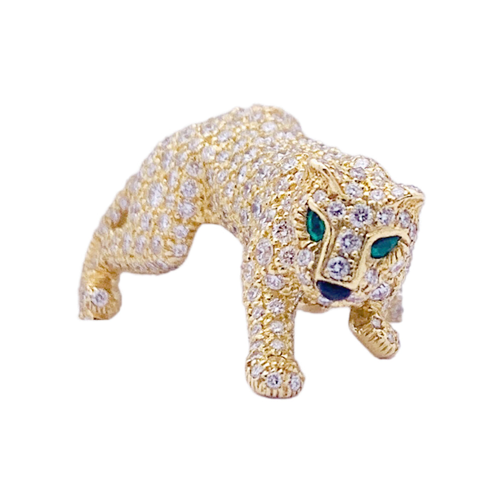 Bague Haute Joaillerie Cartier, "Panthère de Cartier", or jaune, diamants. 5