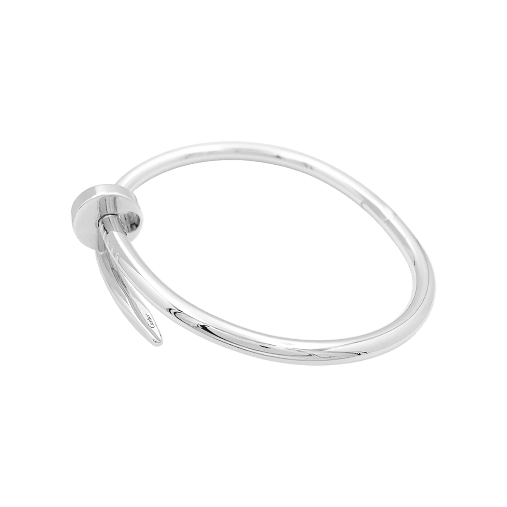 Bracelet Cartier, "Juste un Clou", or blanc. 3