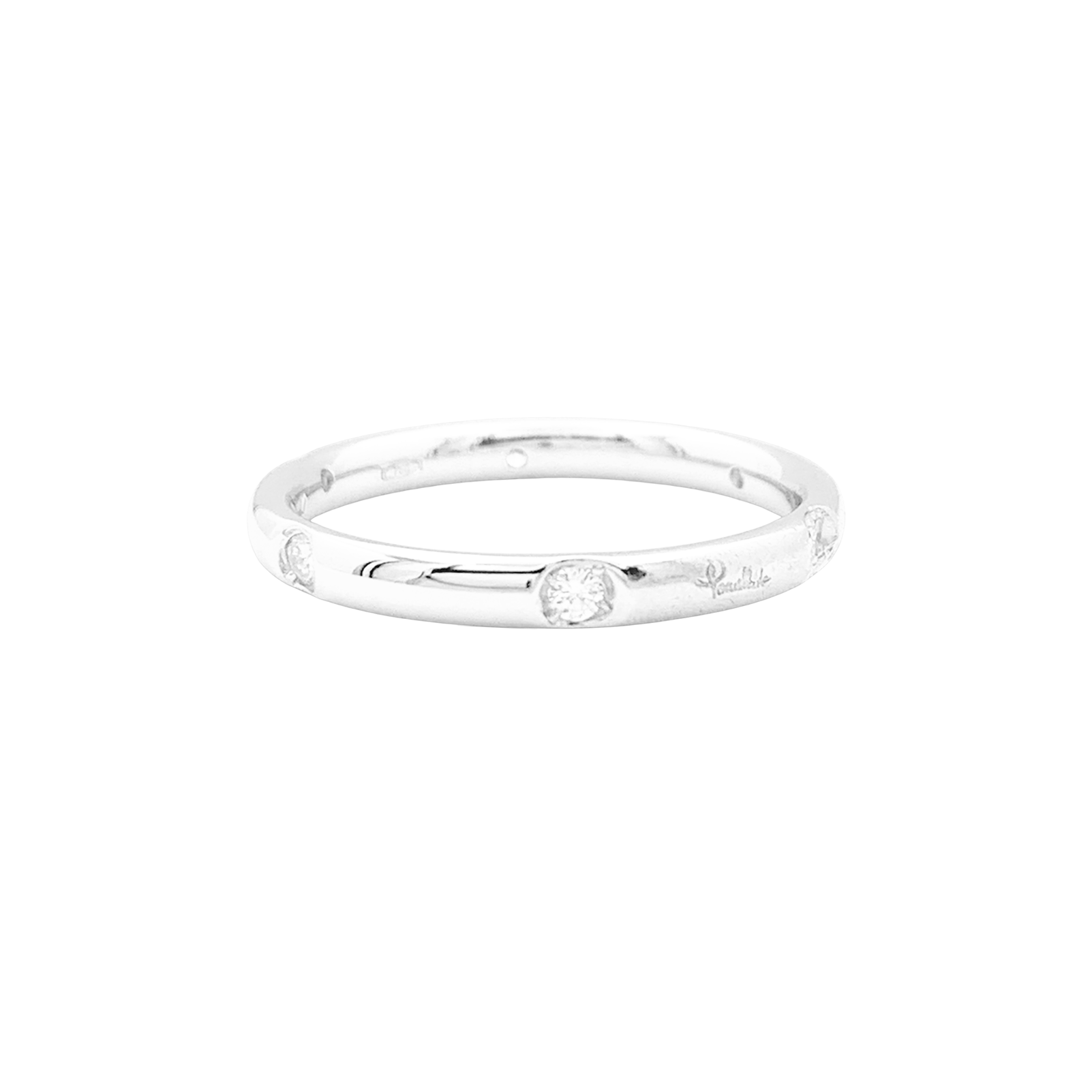 Bague Pomellato, "Lucciole", or blanc naturel, diamants. 1
