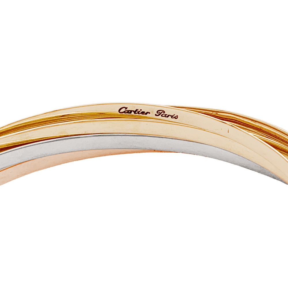 Bracelet Cartier, "Trinity Semainier", trois ors. 35225 5
