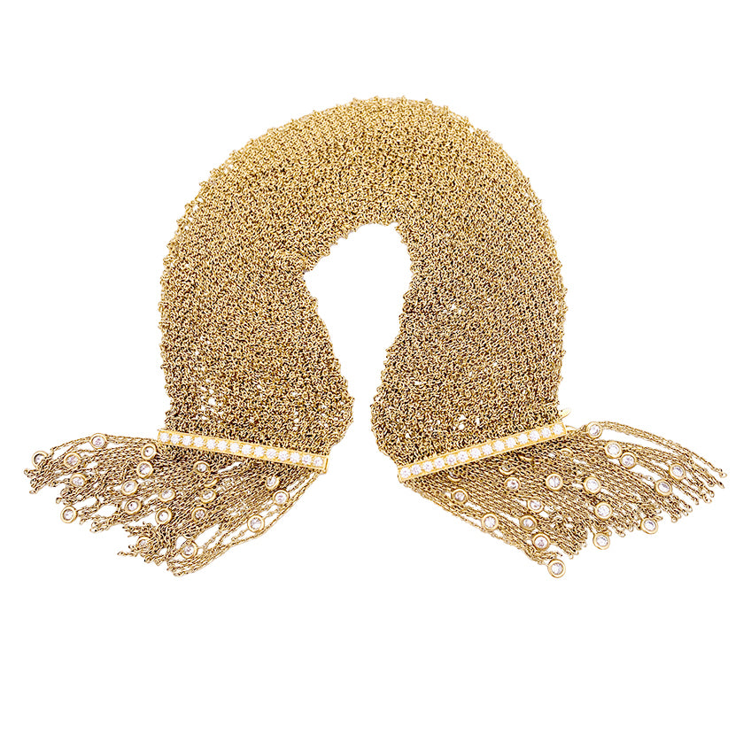 Bracelet Boucheron, "Delilah", or jaune, diamants. 5