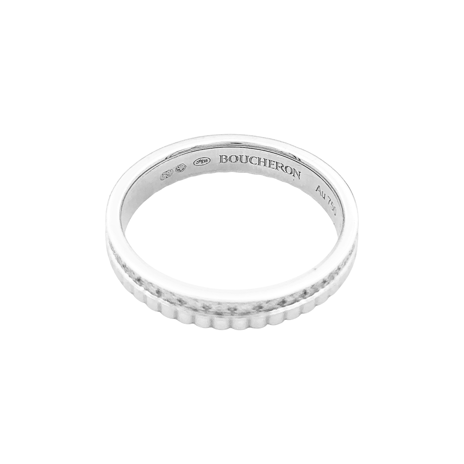 Alliance Boucheron "Quatre Radiant Edition" or blanc et diamants. 3