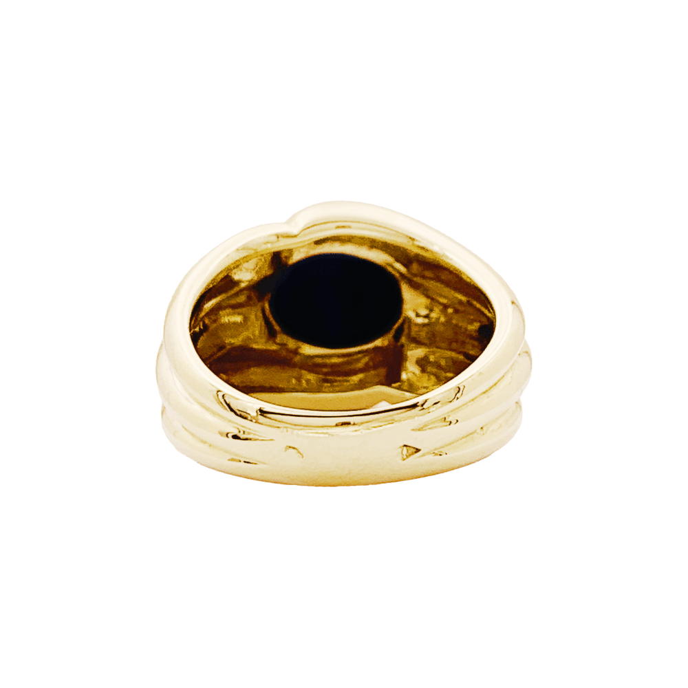 Bague Van Cleef & Arpels, lapis-lazuli, or jaune.  4