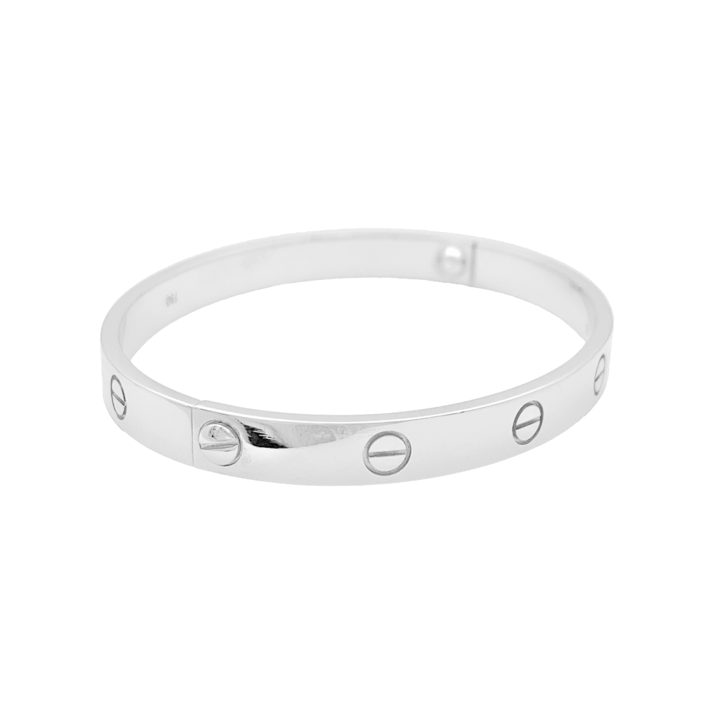 Bracelet Cartier "Love" or blanc. 2