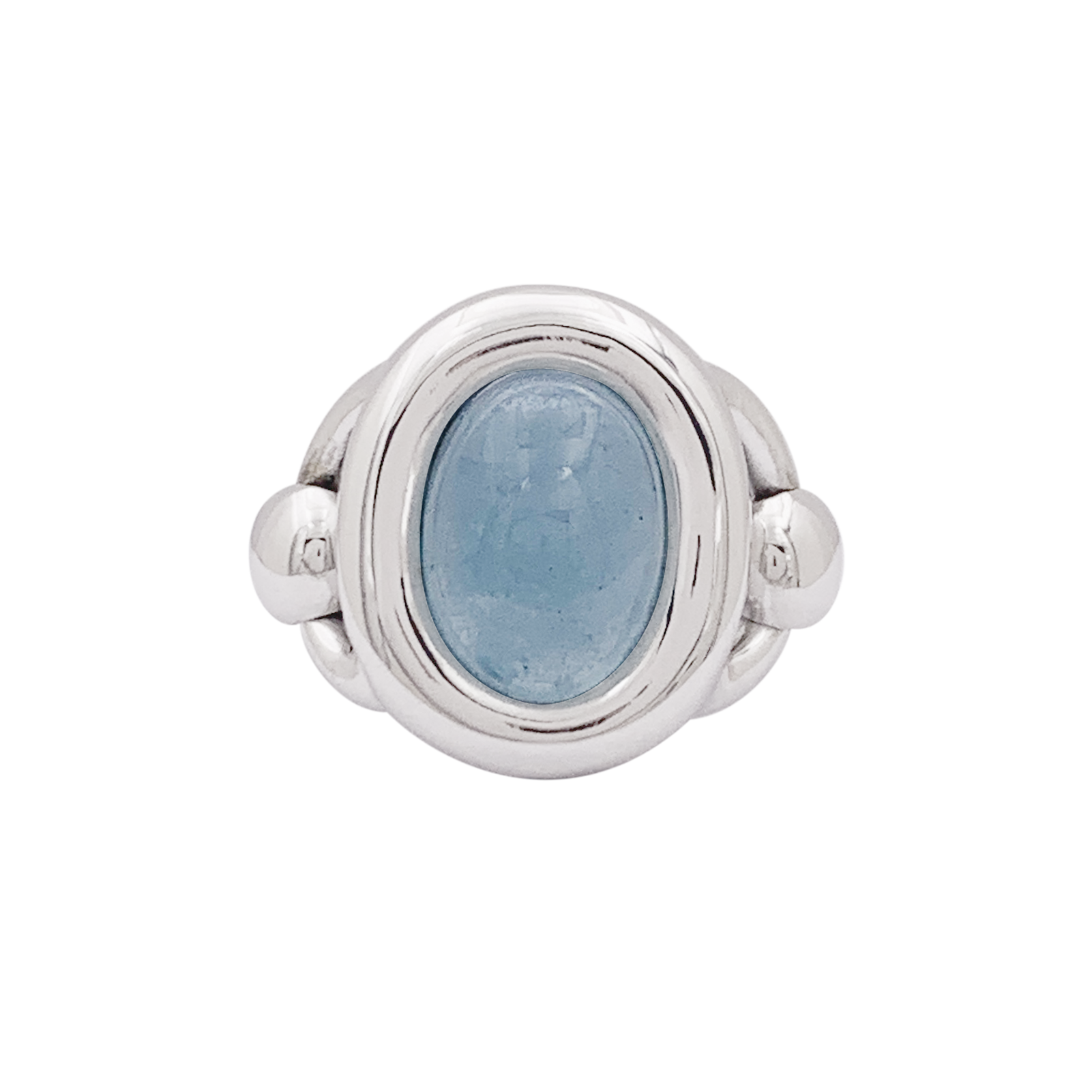 Bague Poiray, aigue-marine et or blanc 1