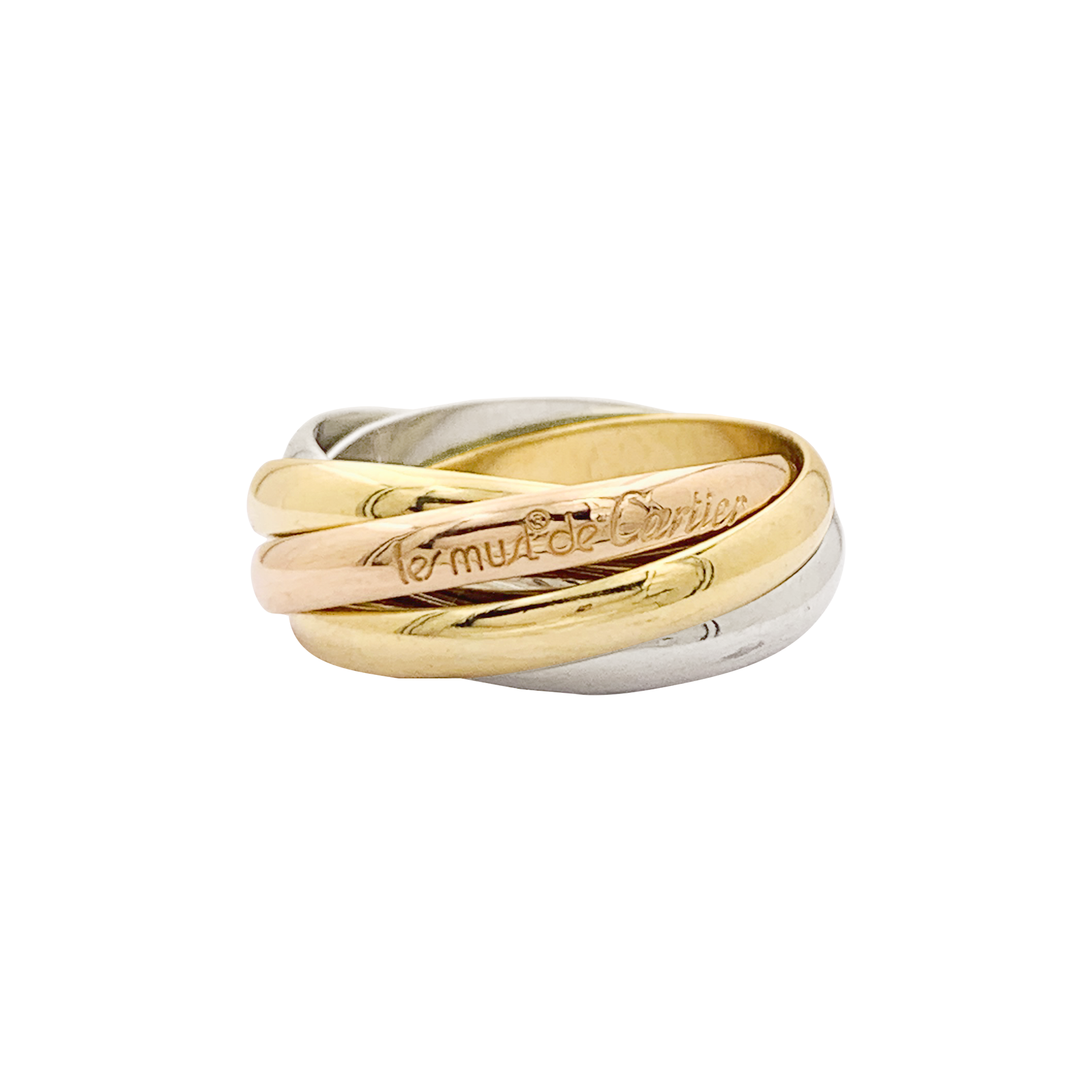 Bague Cartier, "Must de Cartier 5 anneaux", 3 ors. 1
