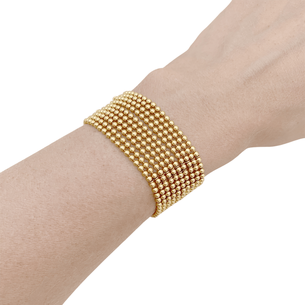 Bracelet Cartier modèle Draperie en or jaune. 7