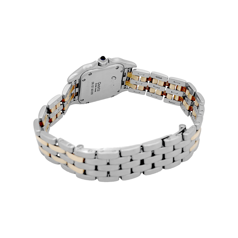 Montre Cartier, "Panthère", acier et or jaune. 5