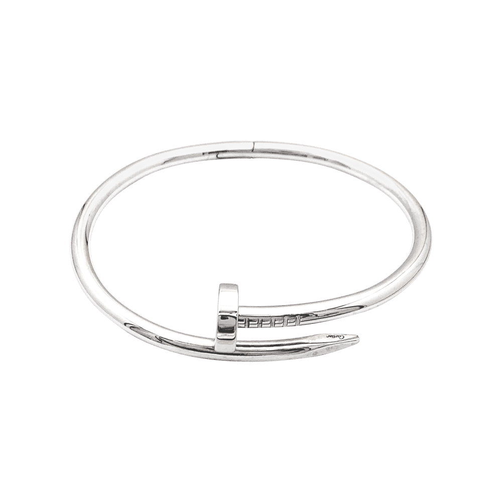 Bracelet Cartier, "Juste un clou", or blanc.  3