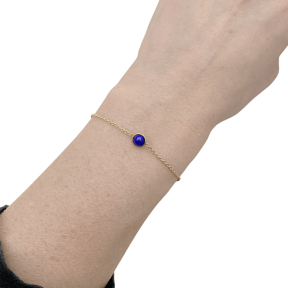 Bracelet Piaget, "Possession", or rose, lapis-lazuli.  5