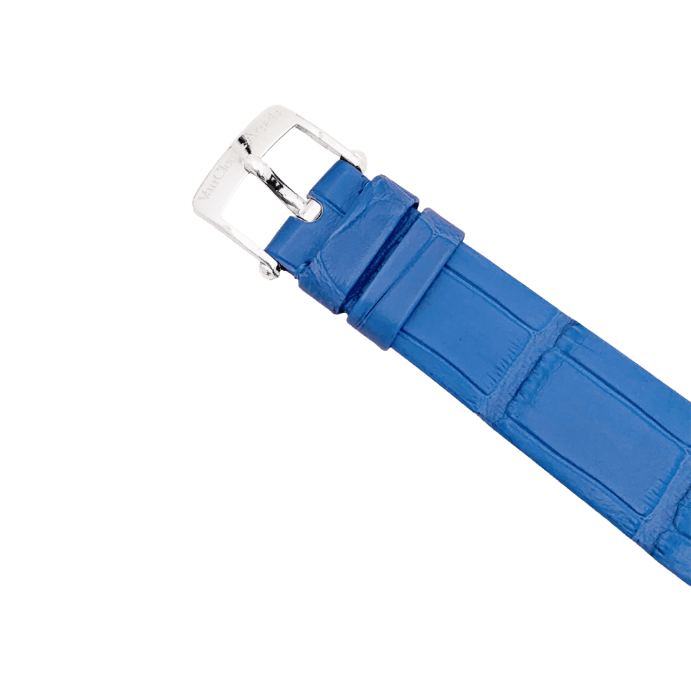 Montre Femme Van Cleef & Arpels, « Charms », or blanc, diamants. 4