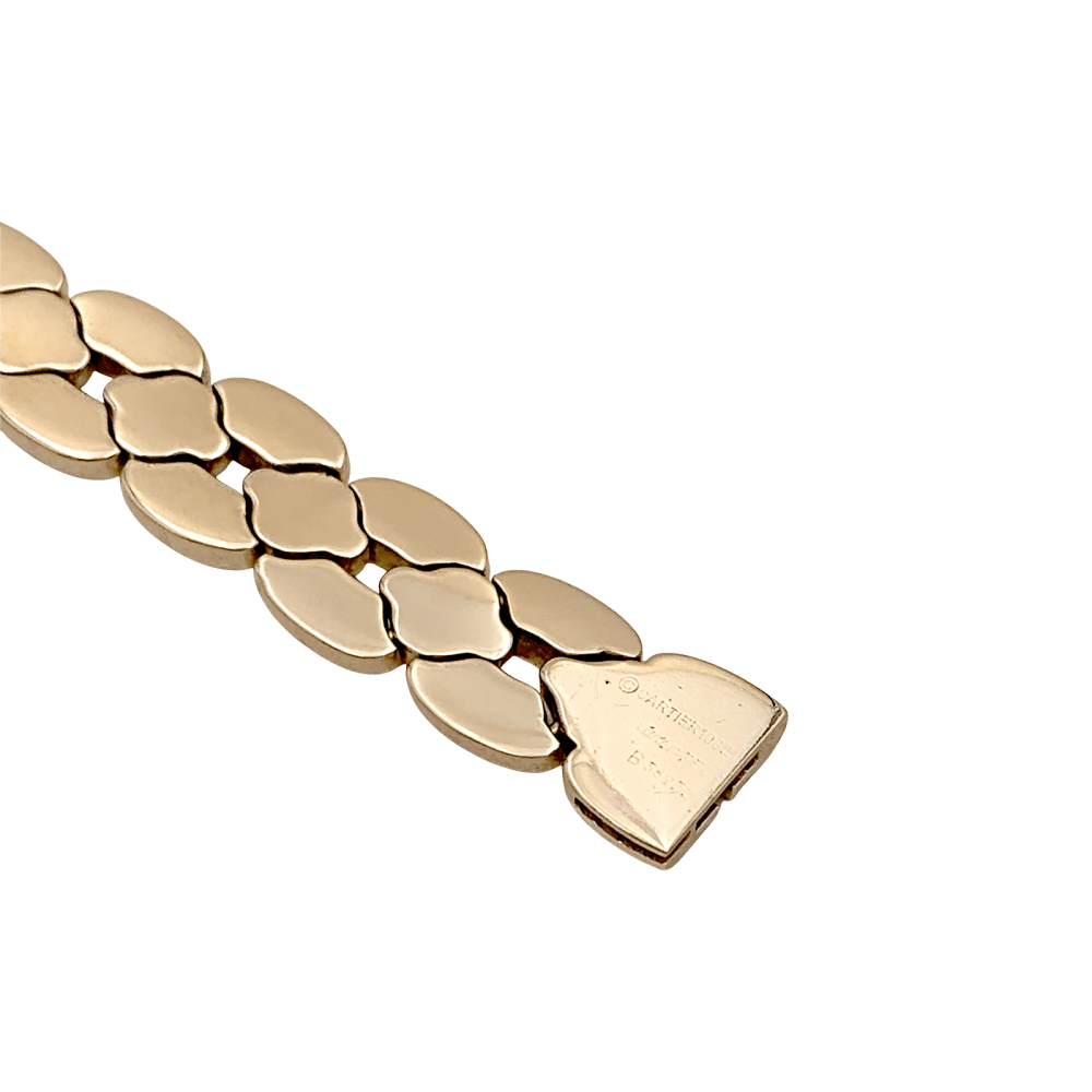 Bracelet Cartier, "Margot", or jaune. 3