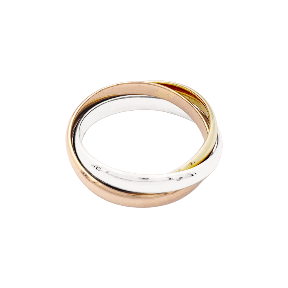 Bague Cartier vintage, "Trinity", 3 ors.  2