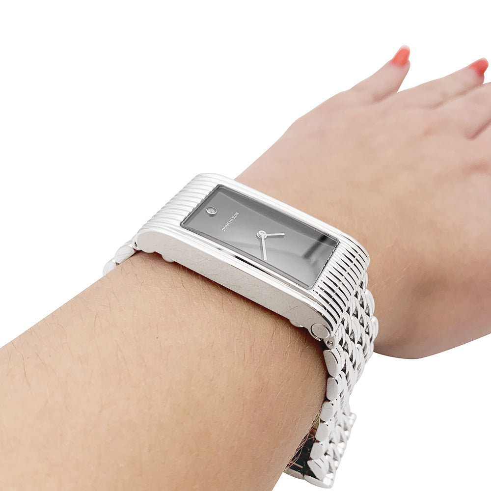 Montre Boucheron "Reflet Large" acier. 6