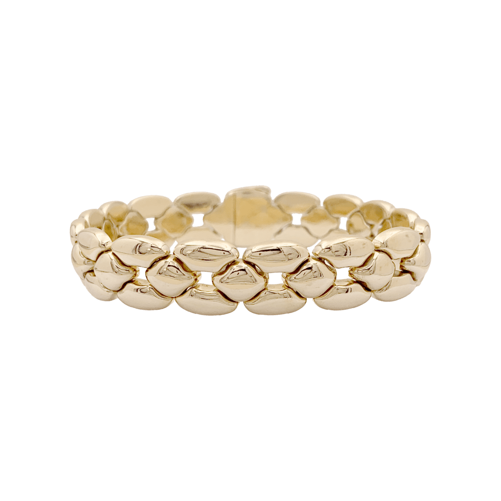 Bracelet Cartier, "Margot", or jaune. 1