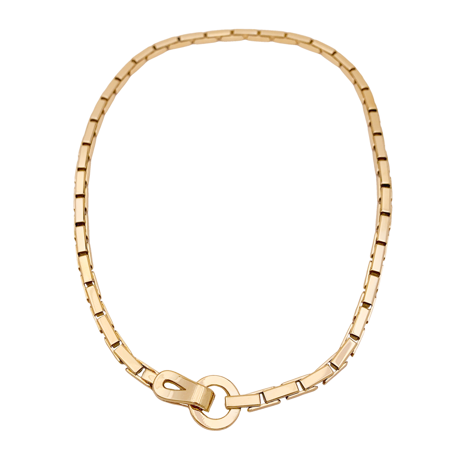 Collier Cartier, "Agrafe", or jaune. 1