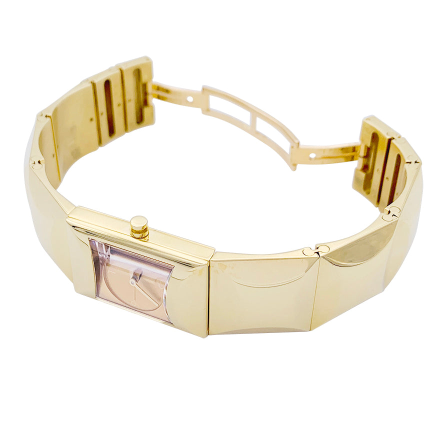 Montre Fred, "Cut", or jaune. 6