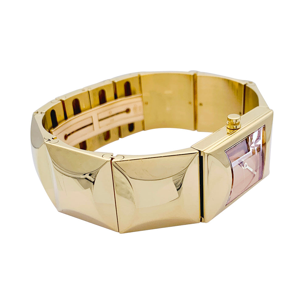 Montre Fred, "Cut", or jaune. 5