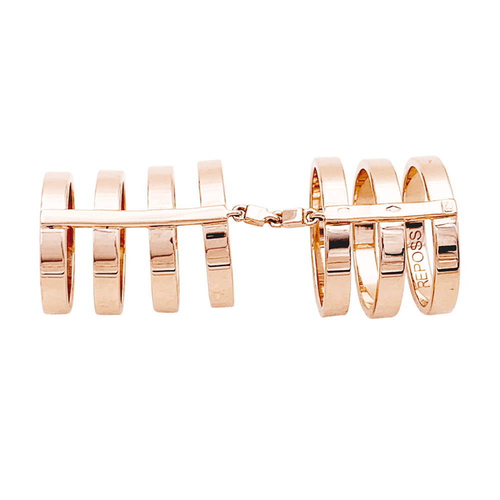 Bague Repossi, "Berbere", or rose.  2