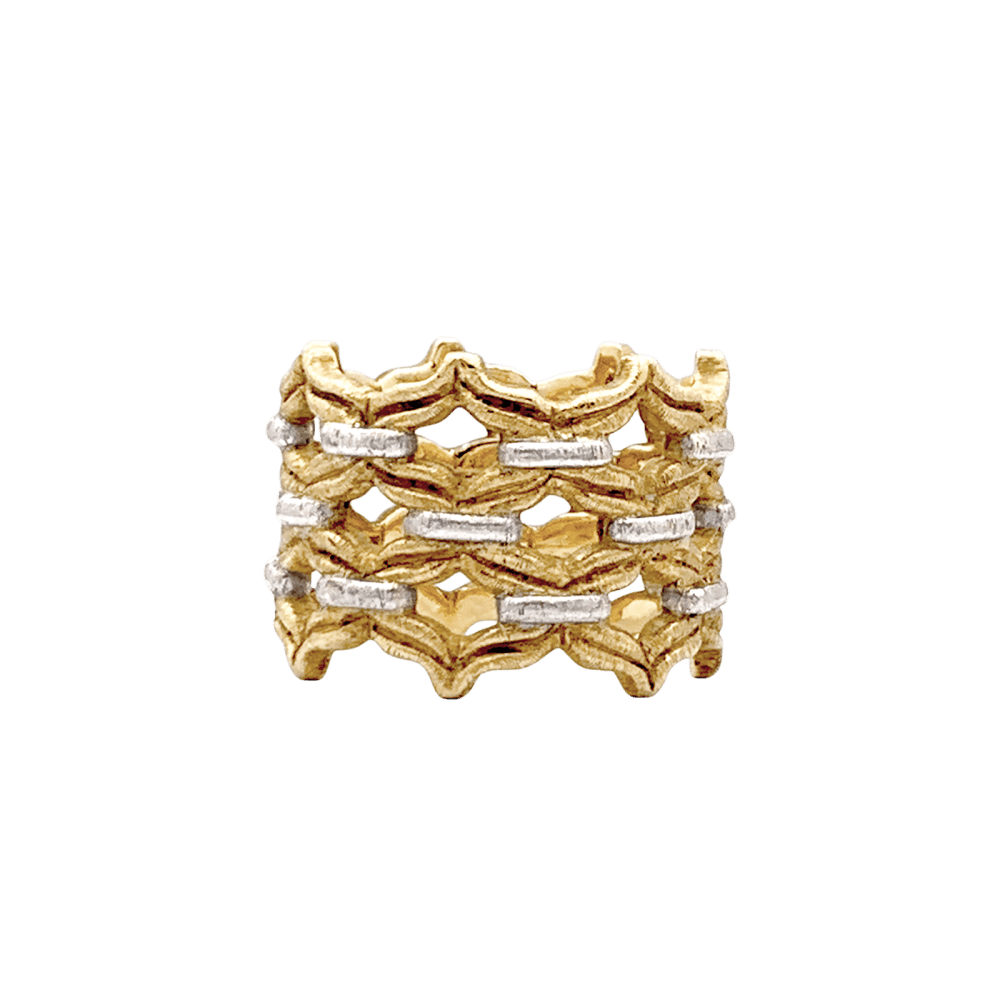 Bague vintage Buccellati, deux ors.  1