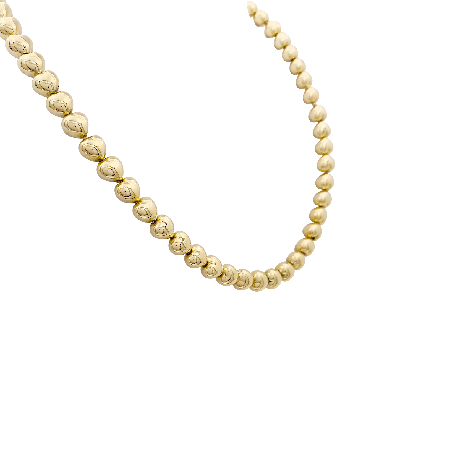 Collier « Cœurs » or jaune. 2
