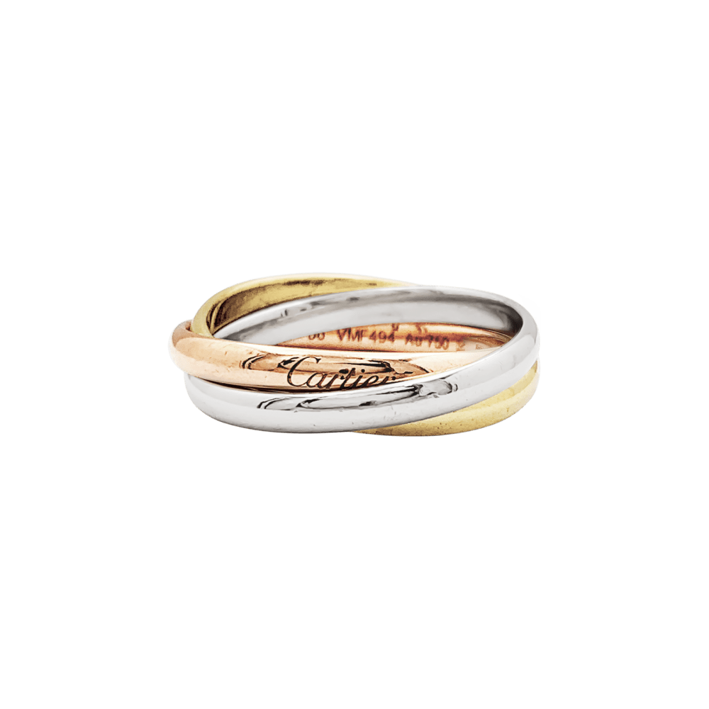 Bague Cartier, "Trinity", 3 ors, petit modèle.  1