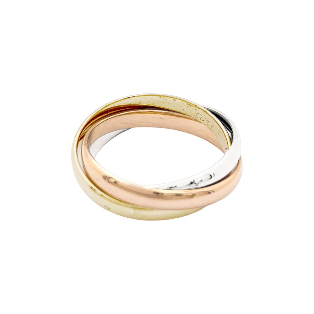 Bague Cartier vintage, "Trinity", 3 ors.  4
