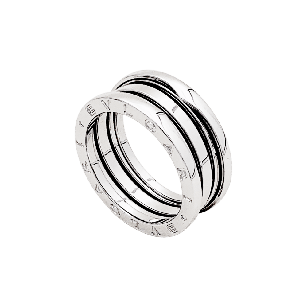 Bague Bulgari, « B.Zéro 1 », or blanc.  1