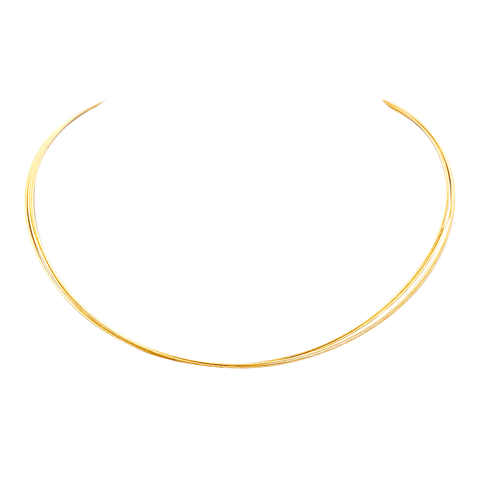 Collier DINH VAN, cinq câbles en or jaune. 2