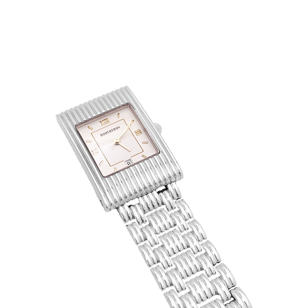 Montre Boucheron, "Reflet", acier.  3