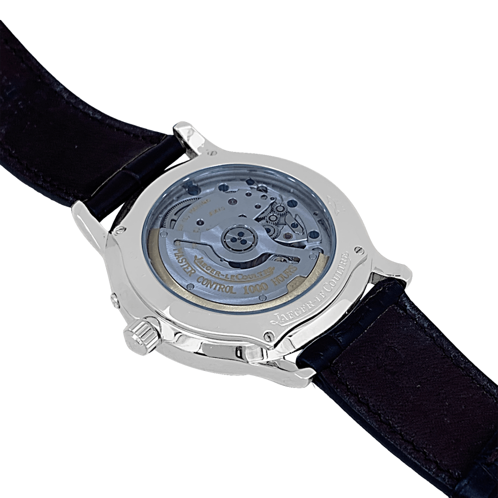 Montre Jaeger-Lecoultre, "Master Control 1000 hours", acier, cuir. 3