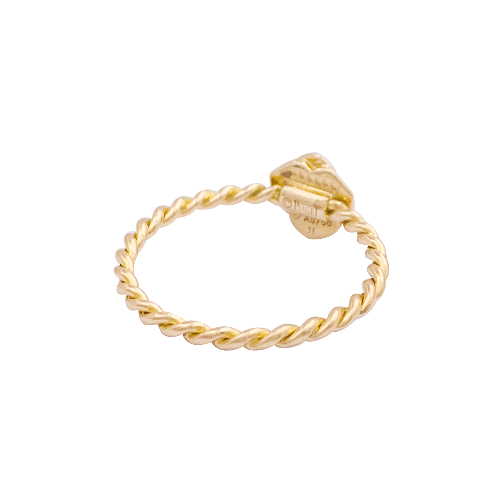 Bague Piaget, "Rose Piaget", or jaune, diamants. 3
