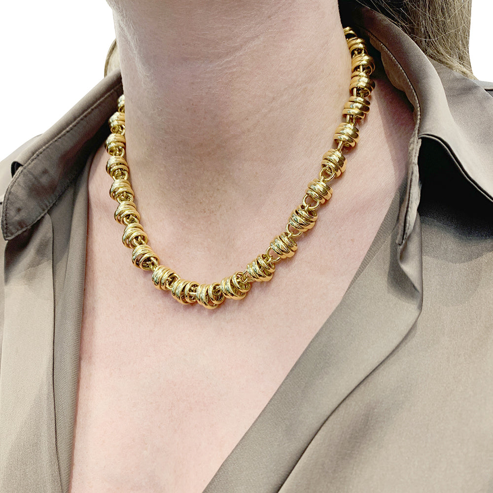 Collier Pomellato "Mille Cercles" or jaune. 3