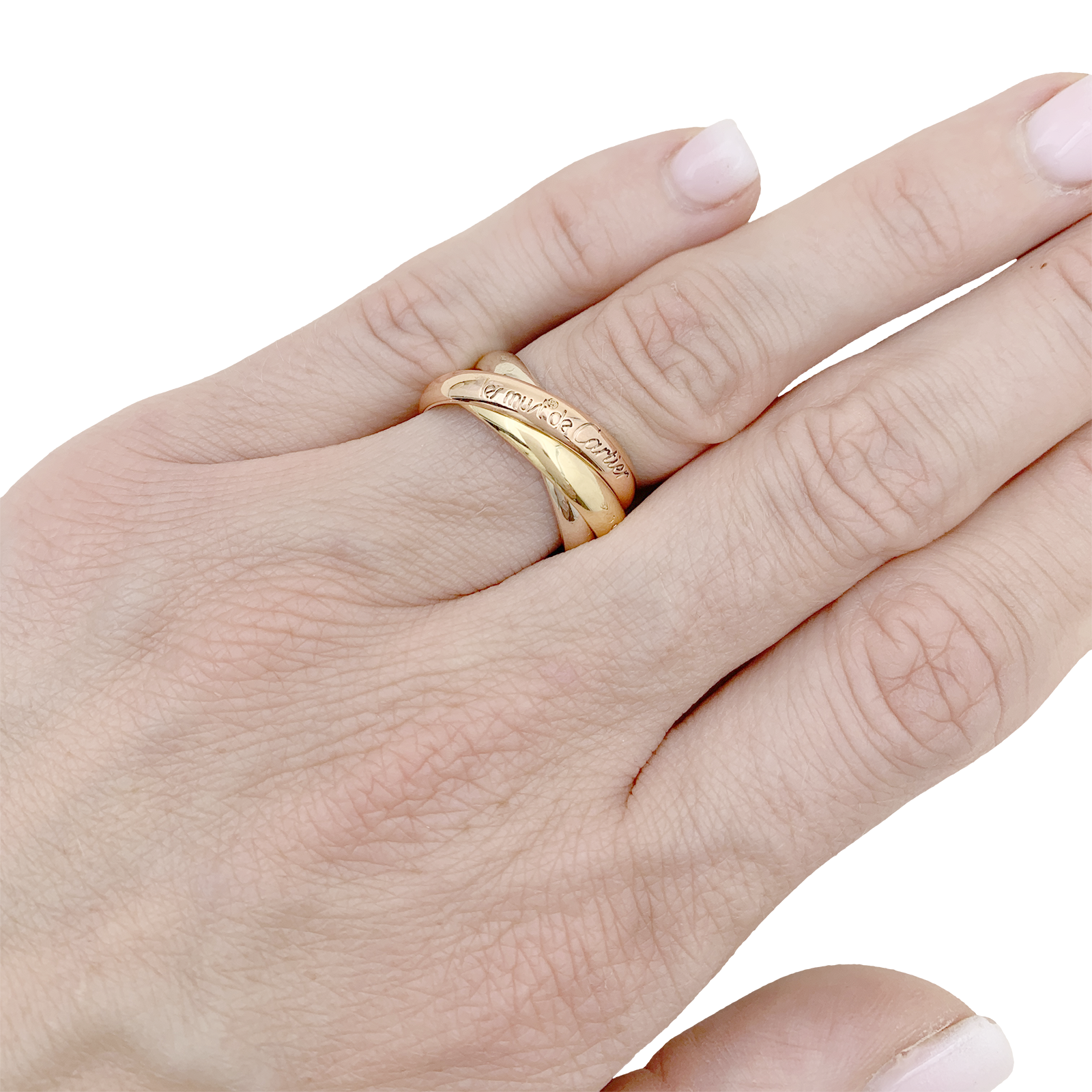 Bague CARTIER Trinity Must, trois ors. 5