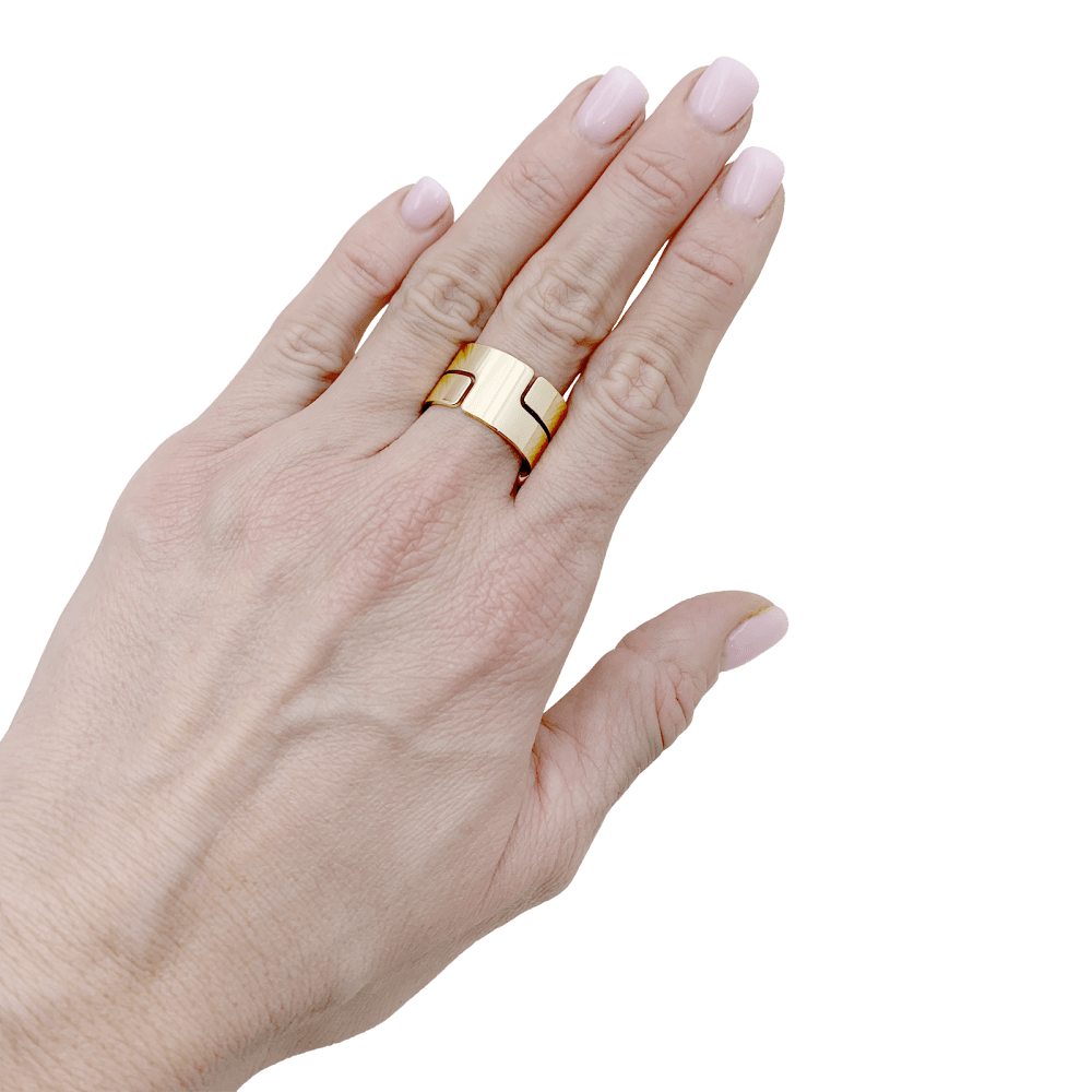 Bague Dinh Van, "Seventies", or jaune.   5