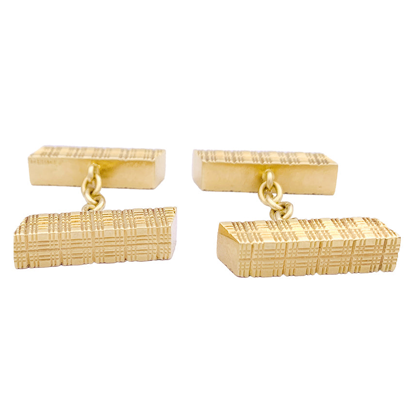 Boutons de manchette Hermès, or jaune. 2