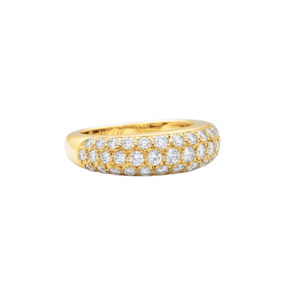 Bague Cartier, "Mimi", or jaune, diamants. 3