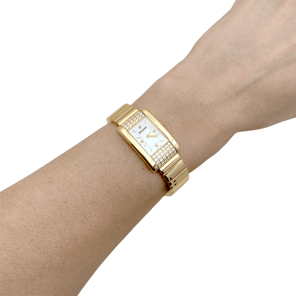 Montre Boucheron « Reflet Icare », or jaune, diamants.  6