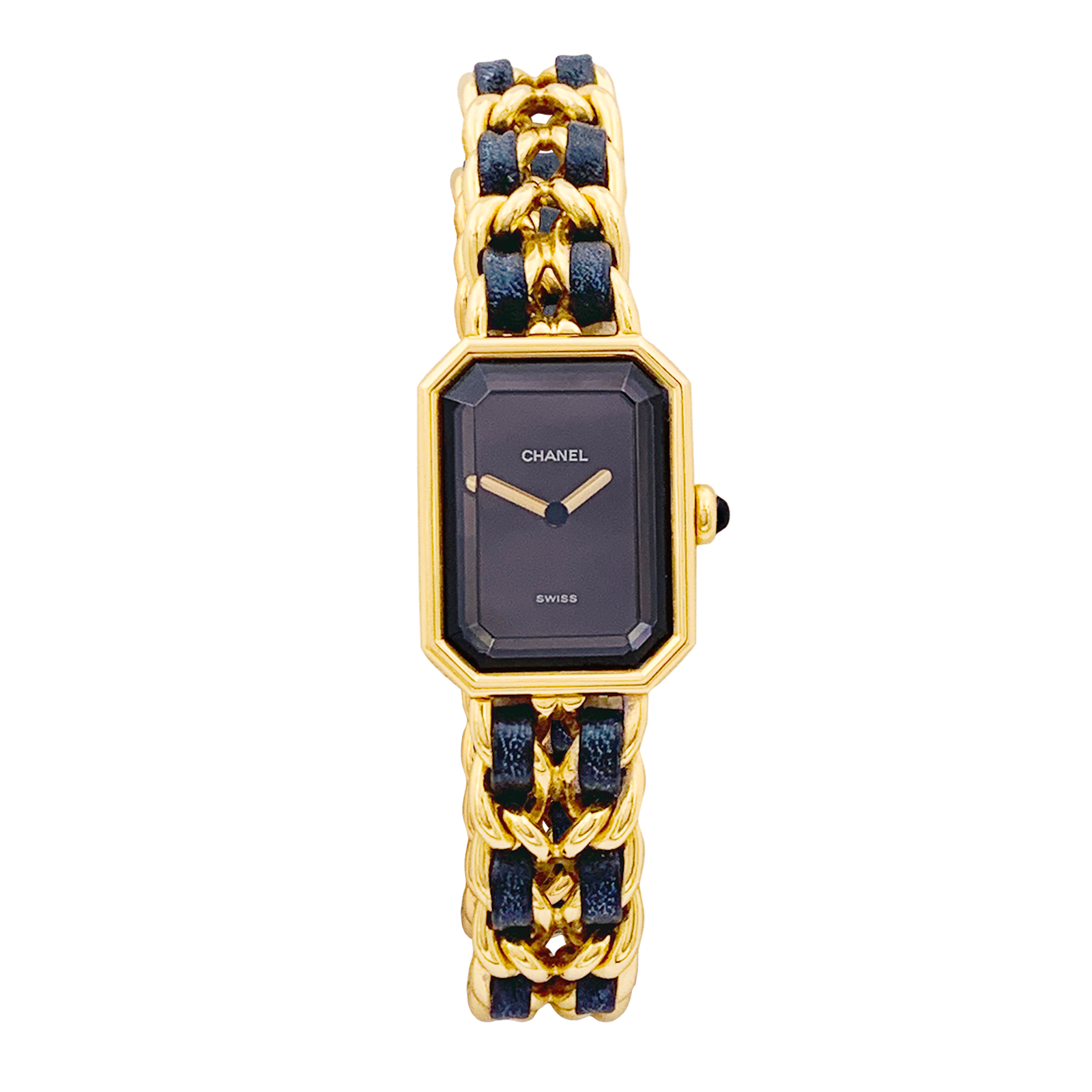 Montre Chanel, "Première", plaqué or. 1