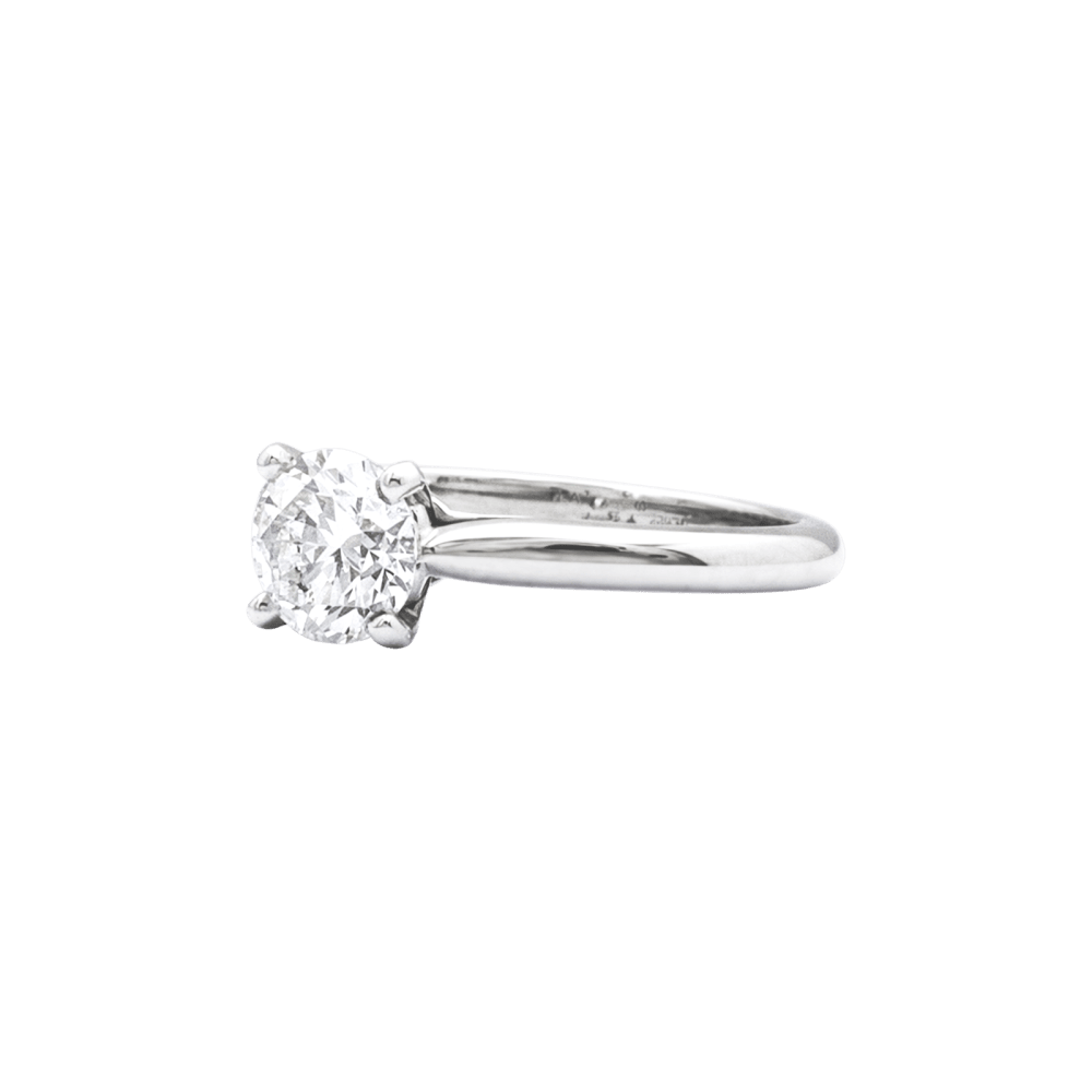 Bague Cartier, "1895", platine et diamant.  3
