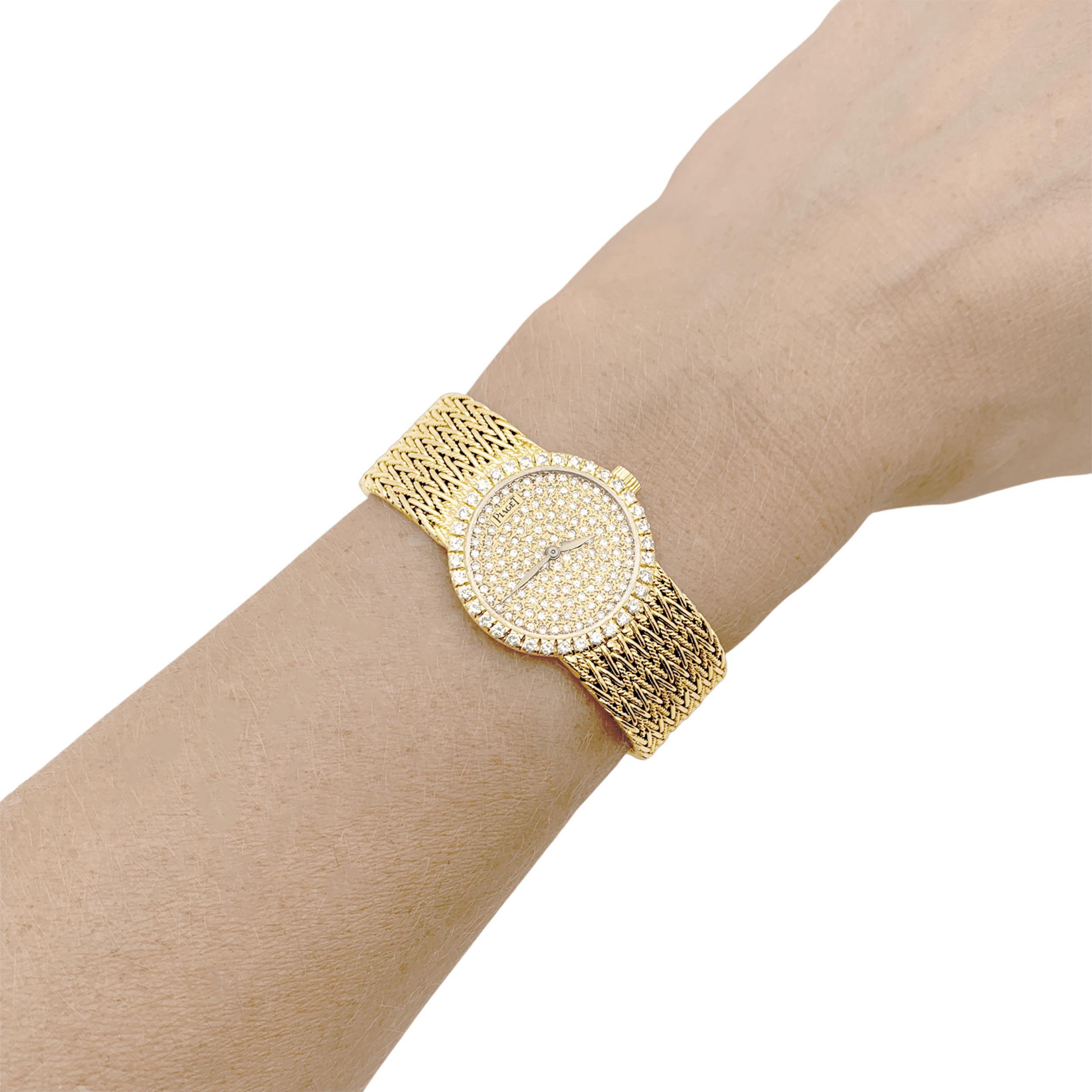Montre Piaget Vintage en or et diamants.  7