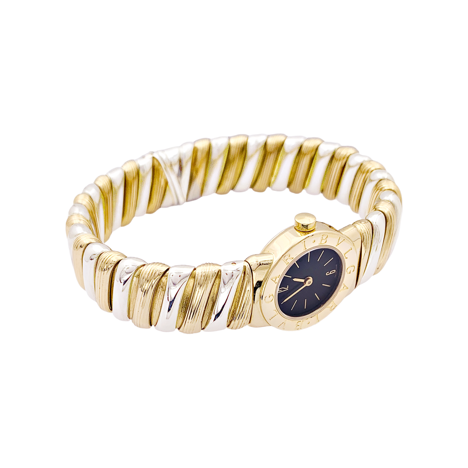 Montre Bulgari, "BB 19 2T", deux ors. 6