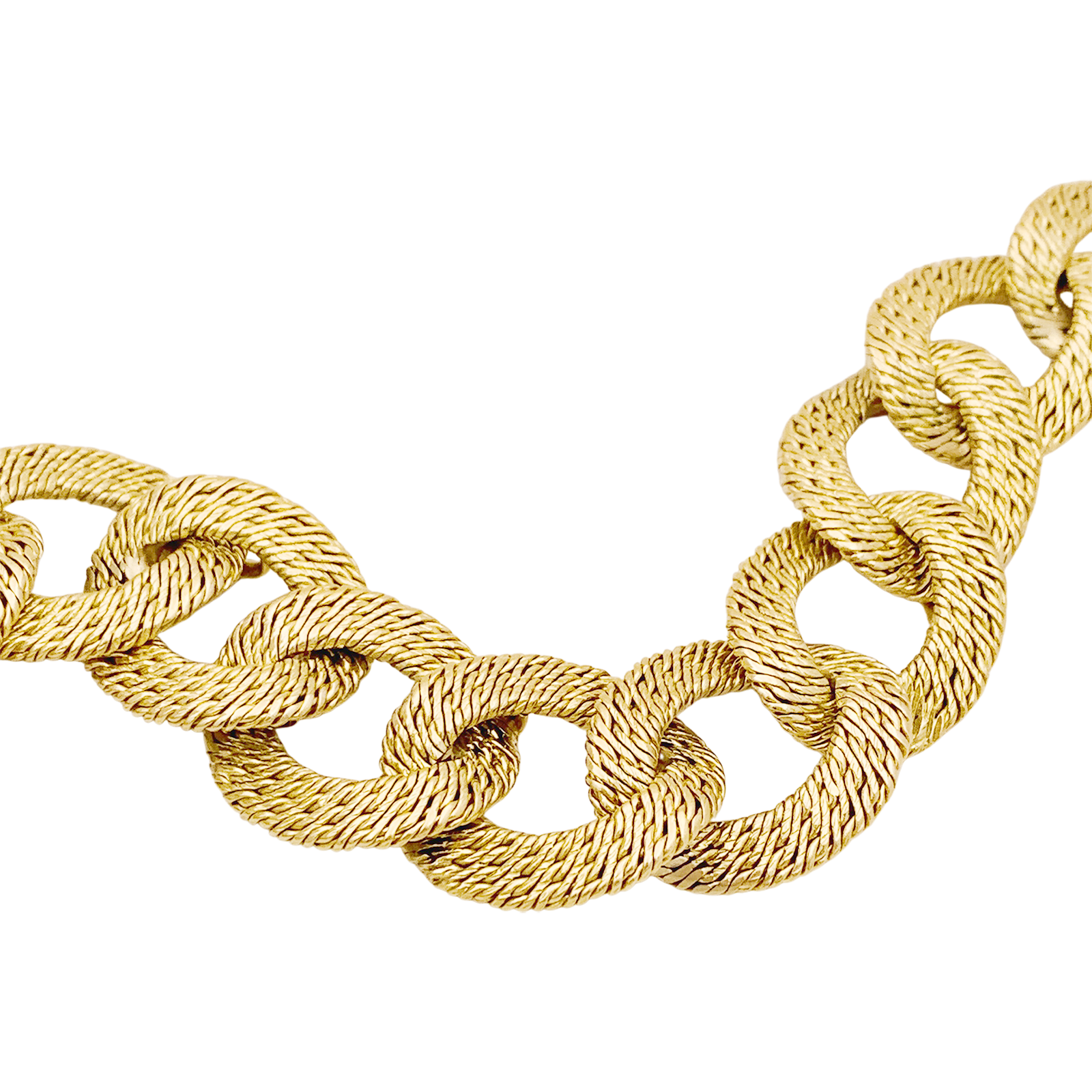 Bracelet Georges Lenfant, maillons "paillettes". 6