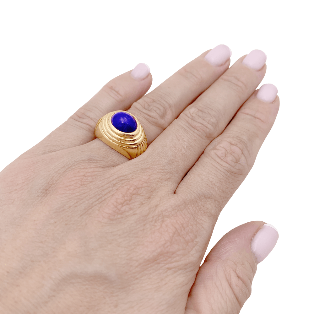 Bague Boucheron,"Jaïpur", or jaune, lapis-lazuli. 6