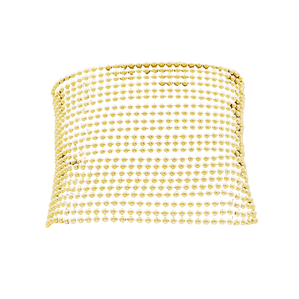 Bracelet Cartier, "Draperie", or jaune.   2