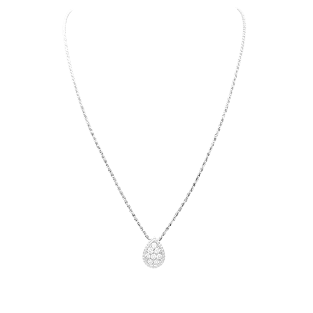 Collier BOUCHERON, Serpent Bohème, or blanc et diamants. 1