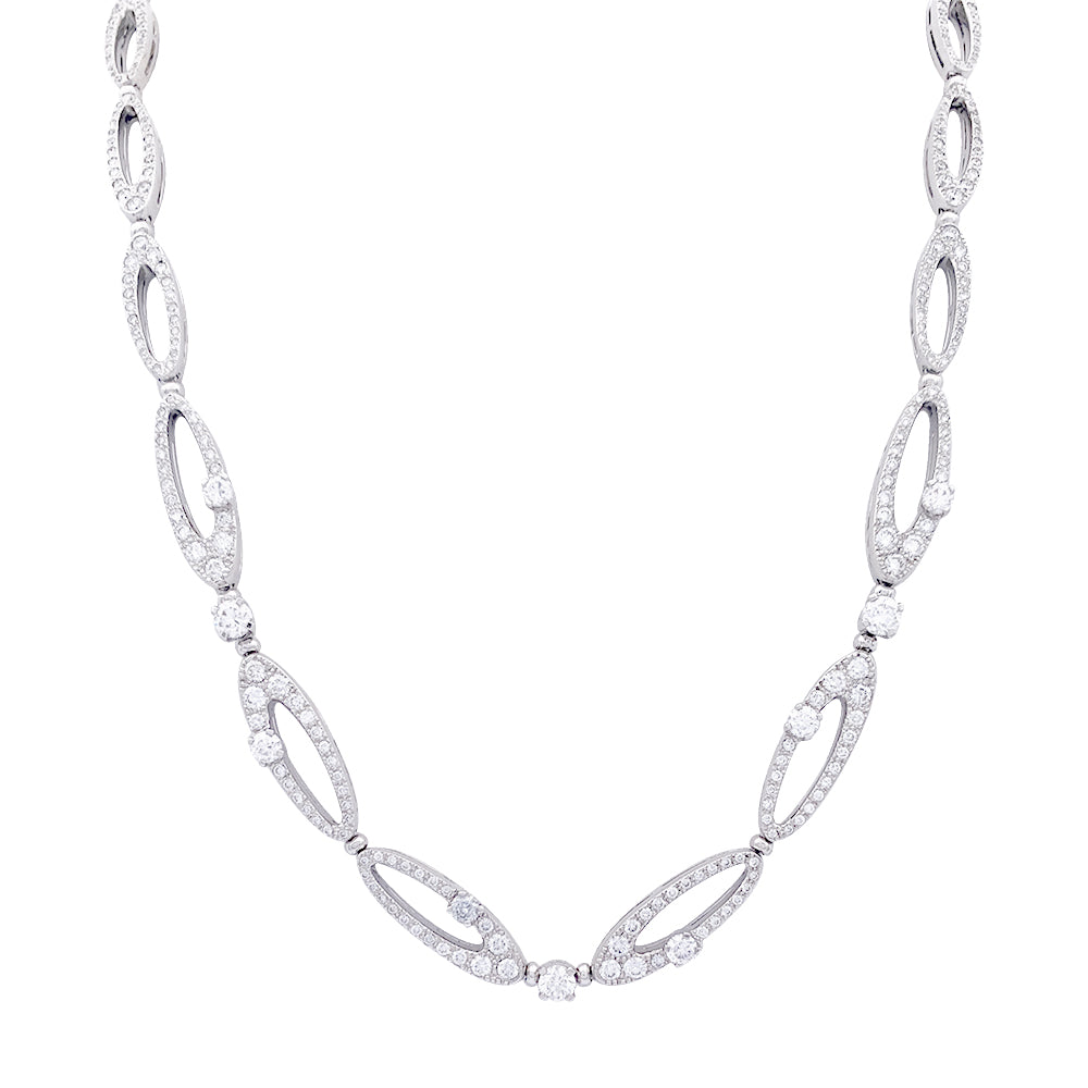 Collier Bulgari "Elisia", or blanc et diamants. 7