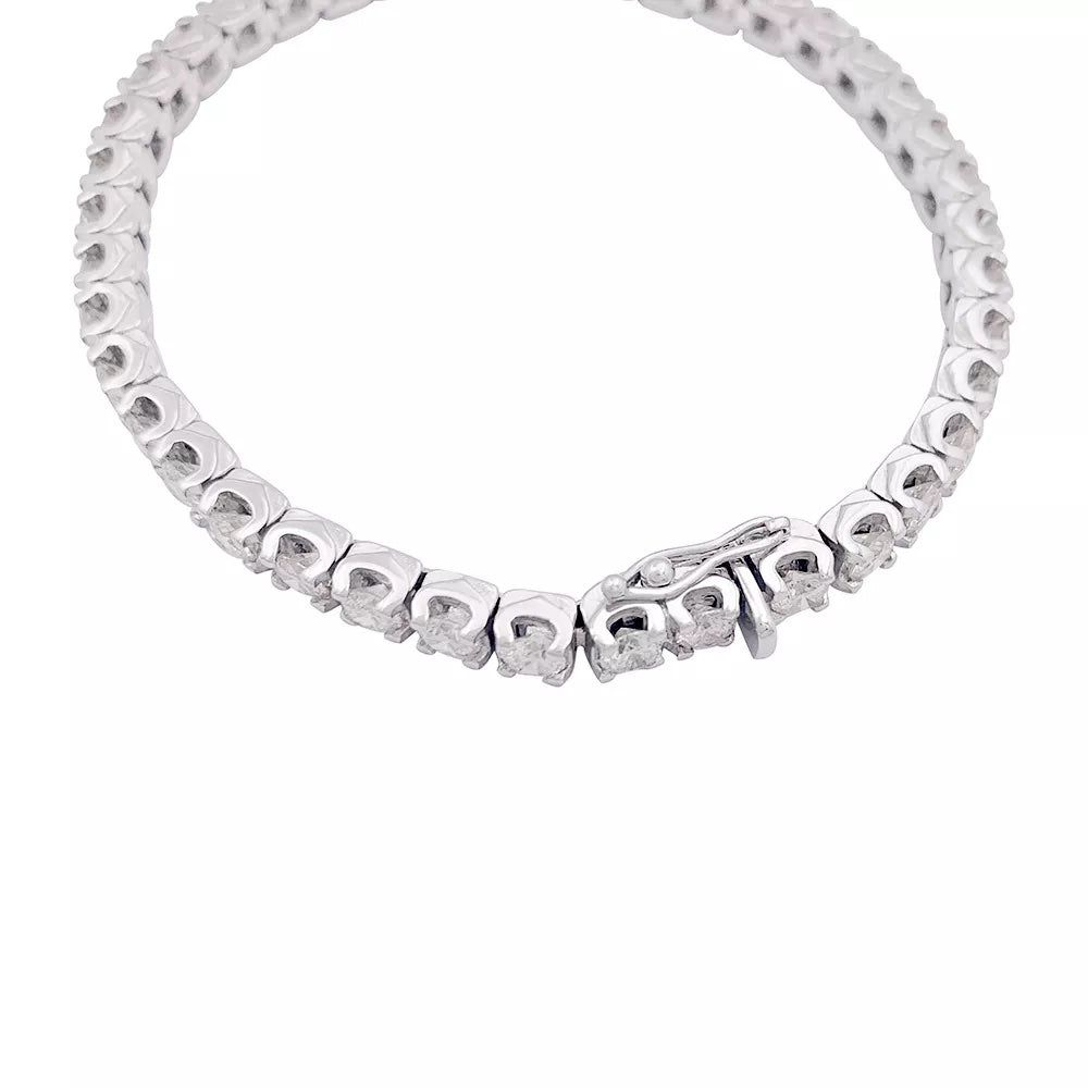 Ligne tennis or blanc diamants. 2